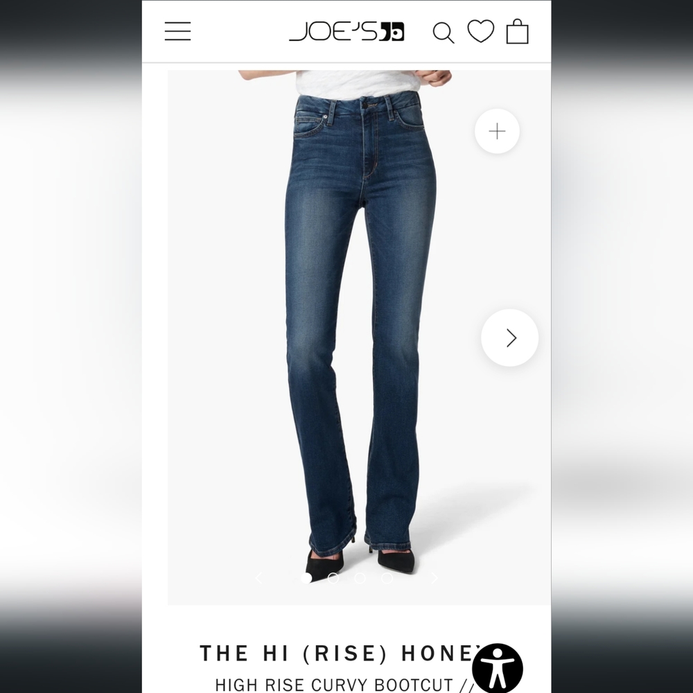 Joe's Hi Honey Bootcut Size 30x34 - Picture 1 of 2